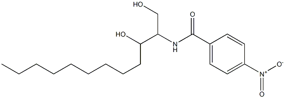N-(1,3-Dihydroxydodecan-2-yl)-4-nitrobenzamide,,结构式