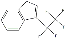 3-(ペンタフルオロエチル)-1H-インデン 化学構造式