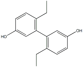 6,6'-Diethyl-1,1'-biphenyl-3,3'-diol Structure