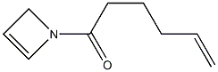1-(5-Hexenoyl)-2-azetine Struktur
