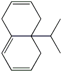 1,4,4a,5-Tetrahydro-4a-isopropylnaphthalene Struktur