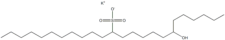 18-Hydroxytetracosane-12-sulfonic acid potassium salt