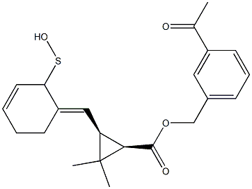 (1R,3S)-2,2-Dimethyl-3-[[(3E)-2,3,4,5-tetrahydro-2-oxothiophen]-3-ylidenemethyl]cyclopropane-1-carboxylic acid-3-(methylcarbonyl)benzyl ester