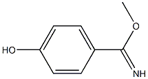 p-Hydroxybenzimidic acid methyl ester Struktur