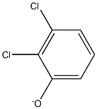 2,3-ジクロロフェノラート 化学構造式