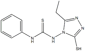 4-[[Phenylthiocarbamoyl]amino]-5-ethyl-4H-1,2,4-triazole-3-thiol