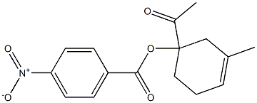  4-Nitrobenzoic acid 1-acetyl-3-methyl-3-cyclohexenyl ester