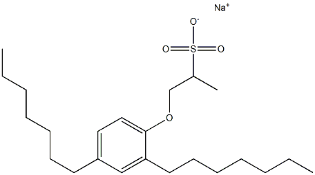  1-(2,4-Diheptylphenoxy)propane-2-sulfonic acid sodium salt