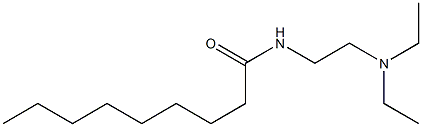 N-[2-(Diethylamino)ethyl]nonanamide 结构式