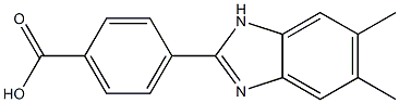 4-(5,6-Dimethyl-1H-benzimidazole-2-yl)benzoic acid|