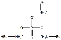 Phosphoric acid berylliumammonium salt 结构式