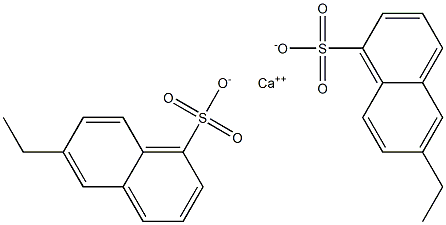 Bis(6-ethyl-1-naphthalenesulfonic acid)calcium salt 结构式