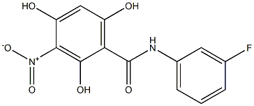2,4,6-Trihydroxy-3-nitro-N-(3-fluorophenyl)benzamide