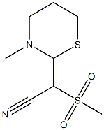2-[(Methylsulfonyl)(cyano)methylene]-3-methyl-3,4,5,6-tetrahydro-2H-1,3-thiazine