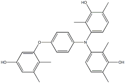 N,N-Bis(3-hydroxy-2,4-dimethylphenyl)-4-(5-hydroxy-2,3-dimethylphenoxy)benzenamine