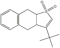  3a,4,9,9a-Tetrahydro-3-tert-butylnaphtho[2,3-b]thiophene 1,1-dioxide