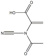2-(Cyanoacetylamino)acrylic acid Struktur