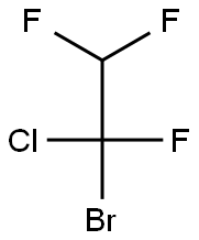 1-Chloro-1-bromo-1,2,2-trifluoroethane,,结构式