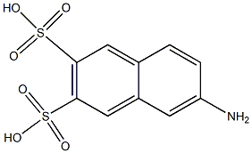 6-Amino-2,3-naphthalenedisulfonic acid Structure