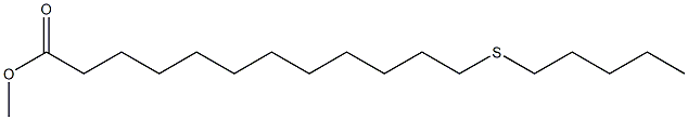 13-Thiaoctadecanoic acid methyl ester Structure