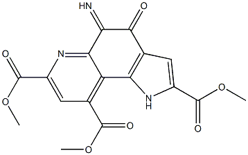 4,5-Dihydro-4-oxo-5-imino-1H-pyrrolo[2,3-f]quinoline-2,7,9-tricarboxylic acid trimethyl ester