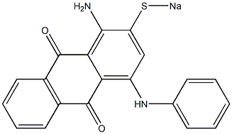  1-Amino-4-anilino-2-sodiothioanthraquinone