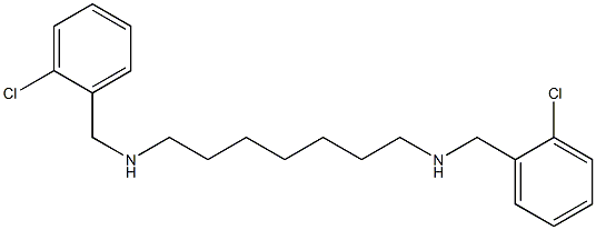 N,N'-Bis(o-chlorobenzyl)-1,7-heptanediamine Structure