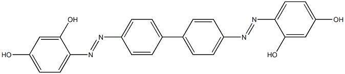4,4'-[(1,1'-Biphenyl-4,4'-diyl)bis(azo)]bis[benzene-1,3-diol]