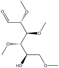 2-O,3-O,4-O,6-O-Tetramethyl-D-galactose Structure