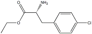 (R)-3-(4-Chlorophenyl)-2-aminopropanoic acid ethyl ester Struktur