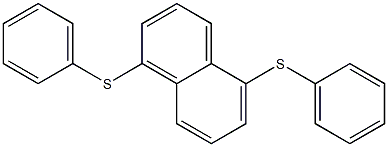 1,5-Di(phenylthio)naphthalene Struktur