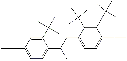 1-(2,3,4-Tri-tert-butylphenyl)-2-(2,4-di-tert-butylphenyl)propane Structure