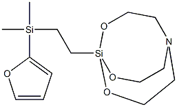 1-[2-(2-Furanyldimethylsilyl)ethyl]-2,8,9-trioxa-5-aza-1-silabicyclo[3.3.3]undecane|