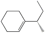 (+)-1-[(S)-sec-ブチル]シクロヘキセン 化学構造式