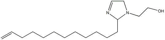 2-(11-Dodecenyl)-3-imidazoline-1-ethanol Struktur