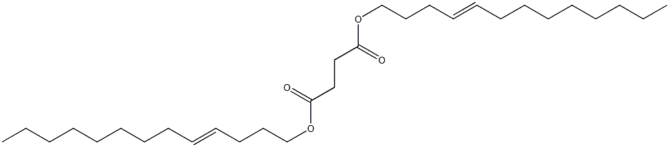 Succinic acid di(4-tridecenyl) ester,,结构式