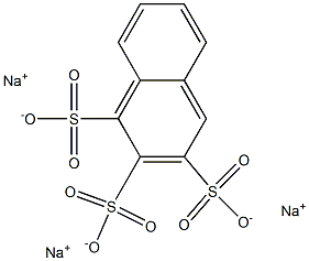 1,2,3-ナフタレントリスルホン酸トリナトリウム 化学構造式