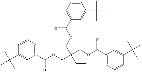 (Propan-1-ylidyne)tris(methanol)tri(3-tert-butylbenzoate) 结构式