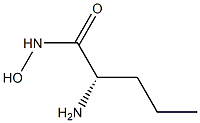 (S)-2-Amino-N-hydroxypentanamide Struktur
