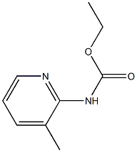 3-Methyl-2-pyridinecarbamic acid ethyl ester,,结构式