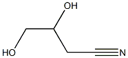 3-Cyanopropane-1,2-diol Struktur