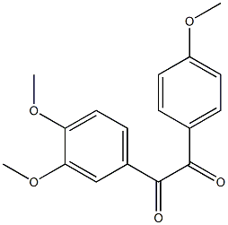 1-(4-Methoxyphenyl)-2-(3,4-dimethoxyphenyl)ethane-1,2-dione Structure