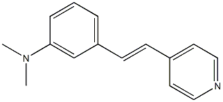 4-(3-(Dimethylamino)styryl)pyridine Structure
