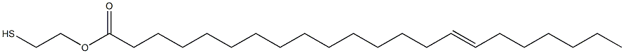 15-Docosenoic acid 2-mercaptoethyl ester 结构式