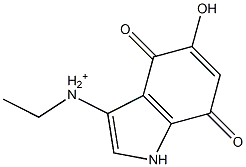 5-Hydroxy-4,7-dihydro-4,7-dioxo-1H-indole-3-ethan-1-aminium