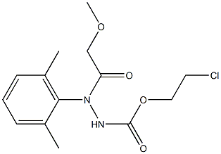 3-(2-Methoxyacetyl)-3-(2,6-dimethylphenyl)carbazic acid 2-chloroethyl ester