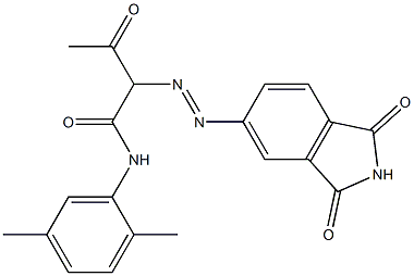 N-(2,5-Dimethylphenyl)-2-(1,3-dioxoisoindolin-5-ylazo)-2-acetylacetamide