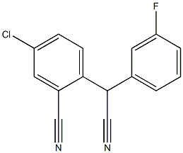 (2-Cyano-4-chlorophenyl)(3-fluorophenyl)acetonitrile