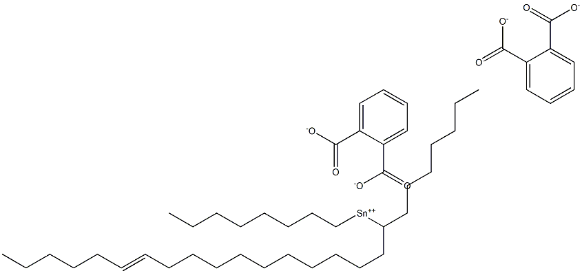 Bis[phthalic acid 1-(11-heptadecenyl)]dioctyltin(IV) salt,,结构式