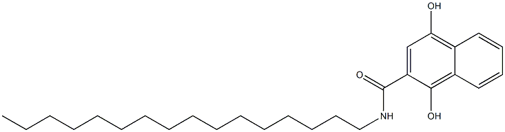 N-Hexadecyl-1,4-dihydroxy-2-naphthalenecarboxamide Structure